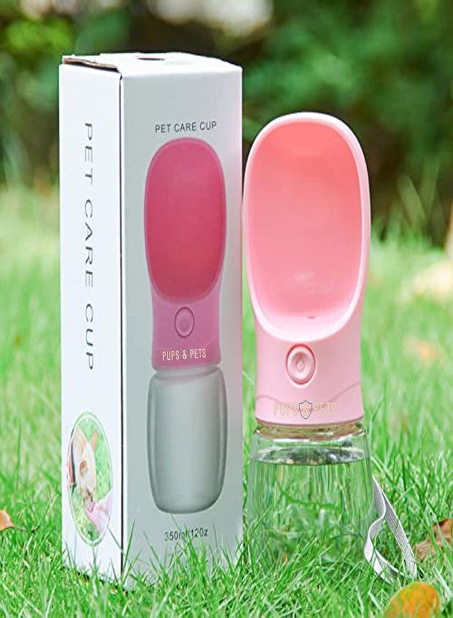 Pups&Pets Dog Water Bottle for Walking,Fashion Antibacterial Portable Pet Travel Water Drink Cup with Bowl Dispenser,Leak Proof,Portable,Fast and Easy - Food Grade BPA Free - Color May Vary - Image 5